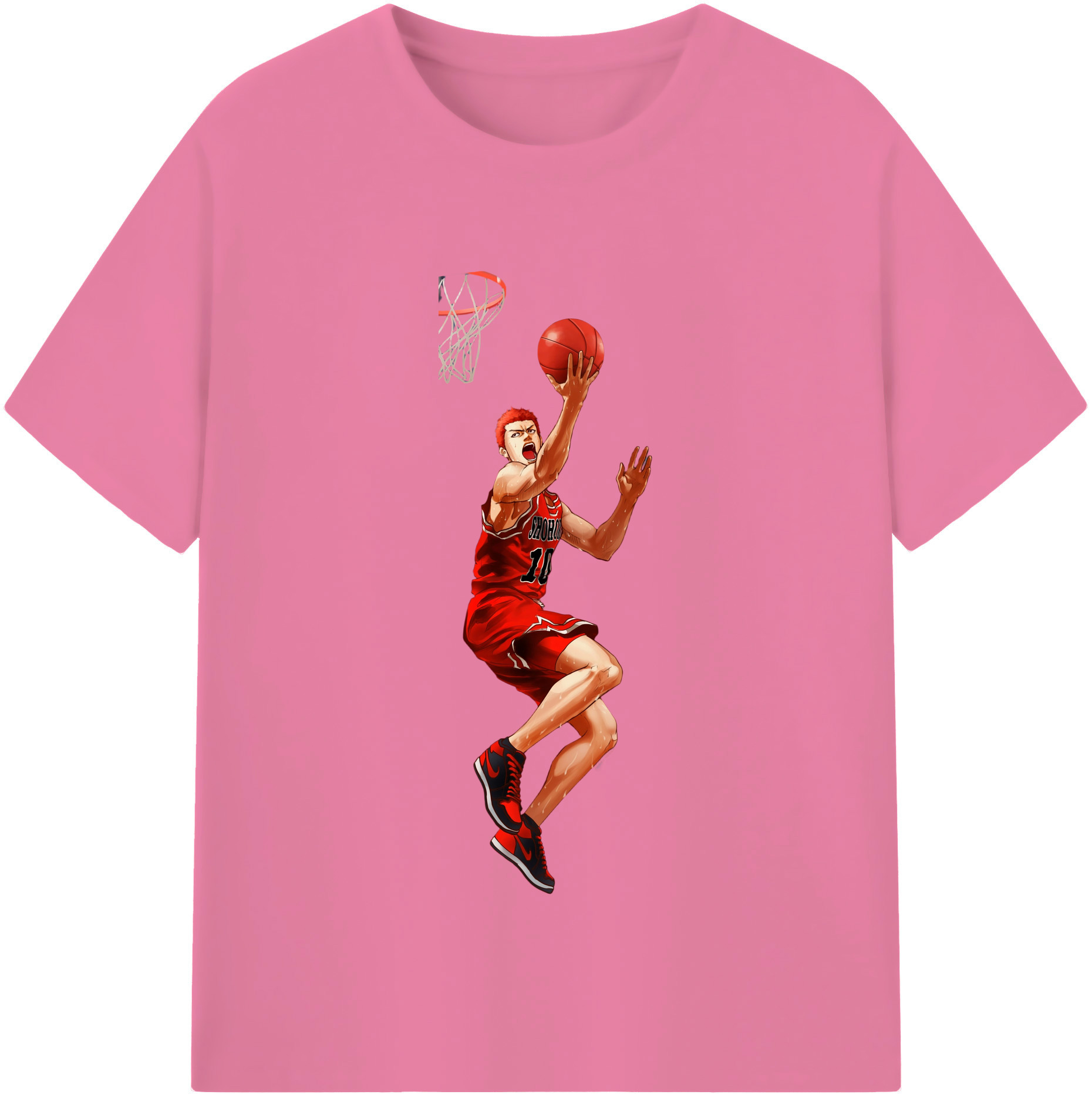 （画像用） SLAM DUNK／スラムダンク 綿100％半袖Tシャツ（フロントプリント）